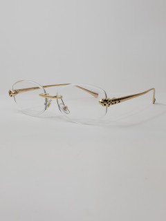 خرید عینک آفتابی کارتیر Cartier فریم لس پلاریزه uv 400 زنانه
